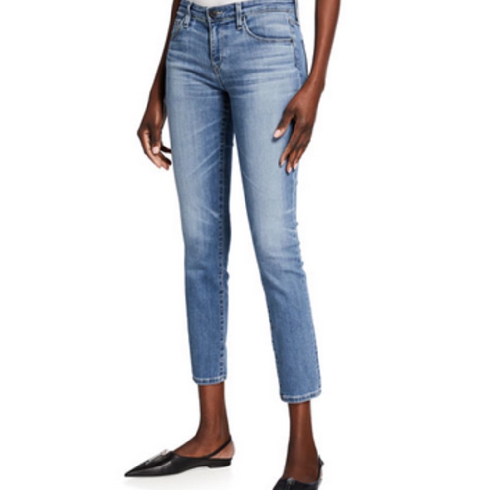 AG ADRIANO GOLDSCHMIED PRIMA ANKLE / CIGARETTE ANKLE JEAN.  SIZE 28R.